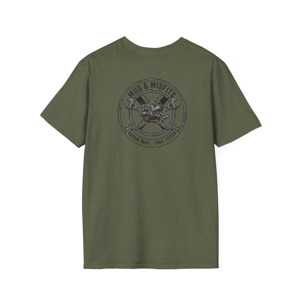 Mud & Misfits "Garage Built Trail Tested" T-shirt