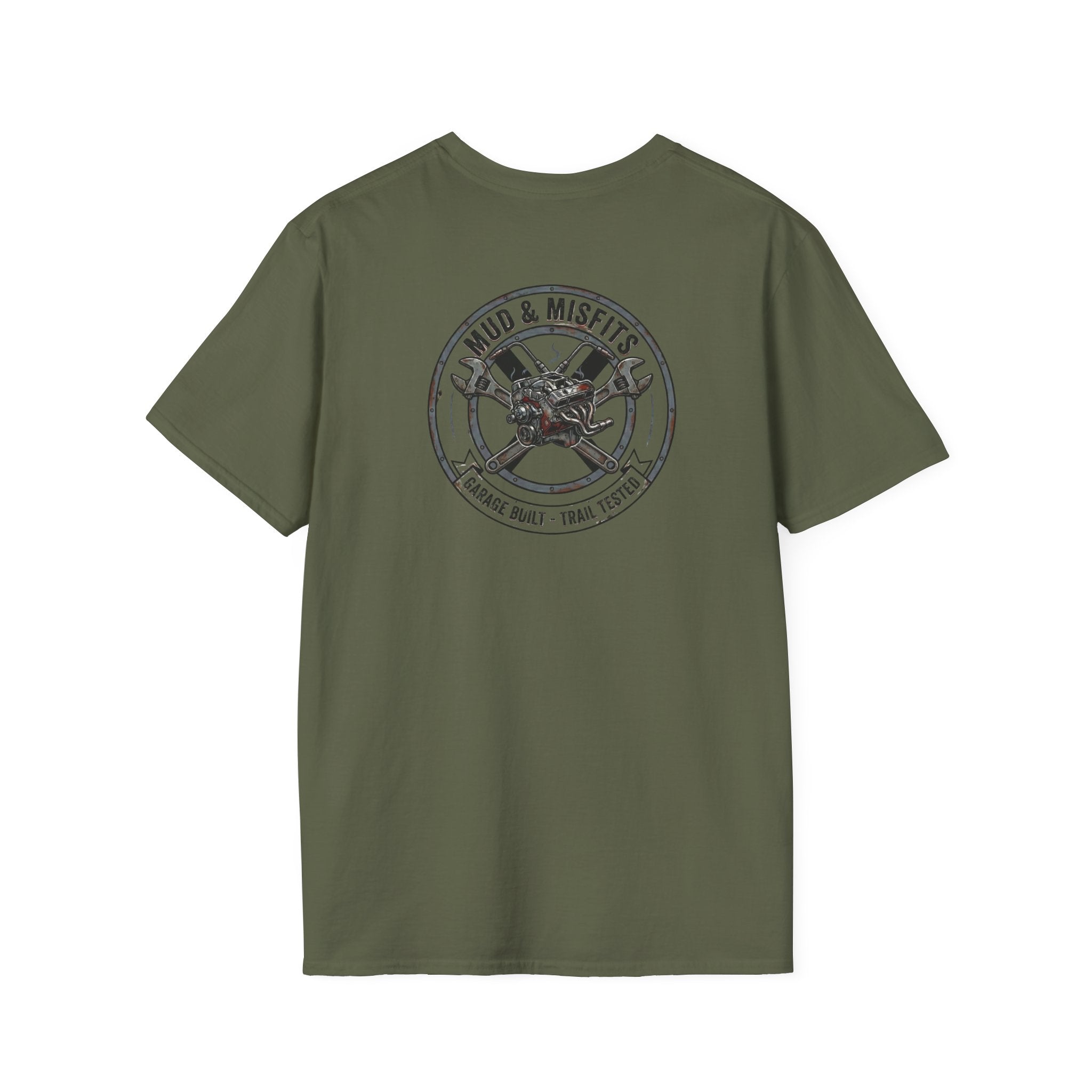 Mud & Misfits "Garage Built Trail Tested" T-shirt
