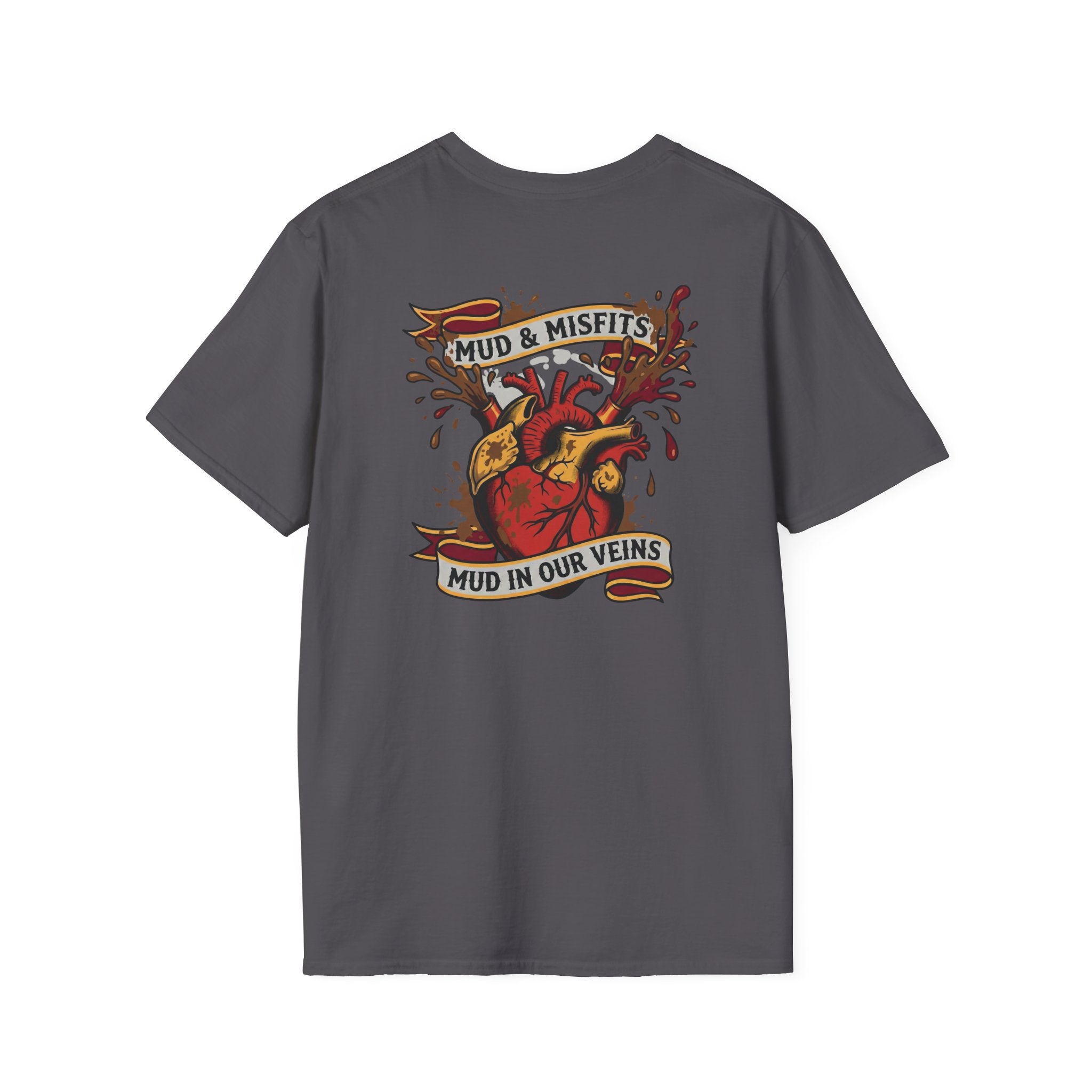 Mud & Misfits "Mud In Our Veins" American Tattoo T-shirt