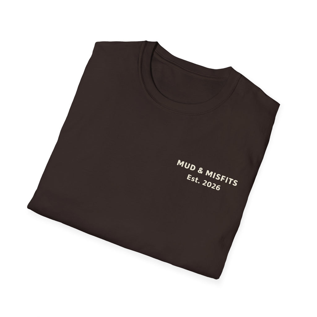 Mud & Misfits "Mud Runs Deep" Shackle Hook T-shirt