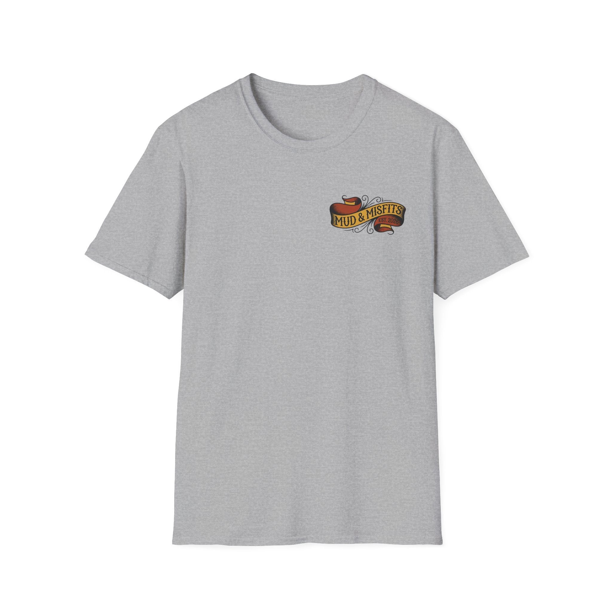 Mud & Misfits "Death Before Pavement" American Tattoo T-shirt