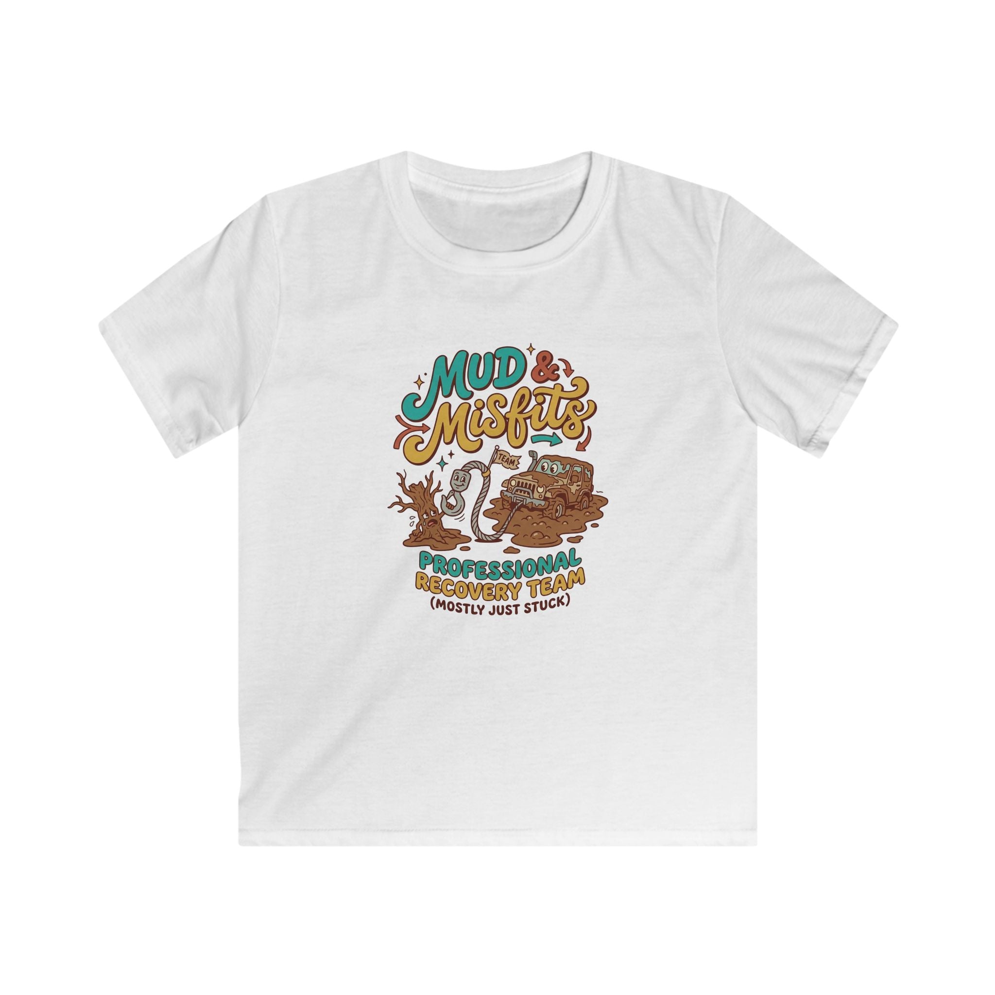 Mud & Misfits "Off-Road Recovery Team" Kids T-shirt