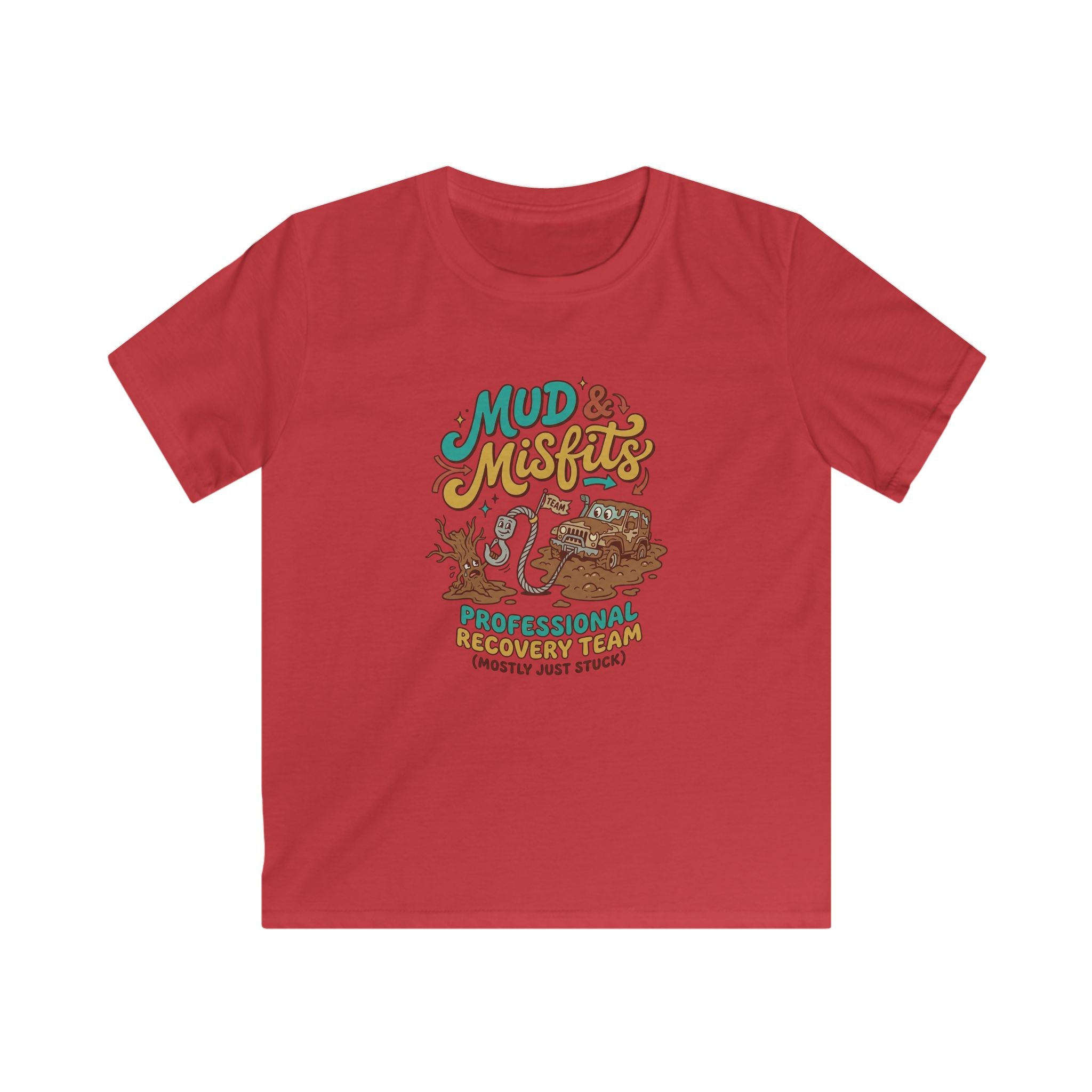 Mud & Misfits "Off-Road Recovery Team" Kids T-shirt