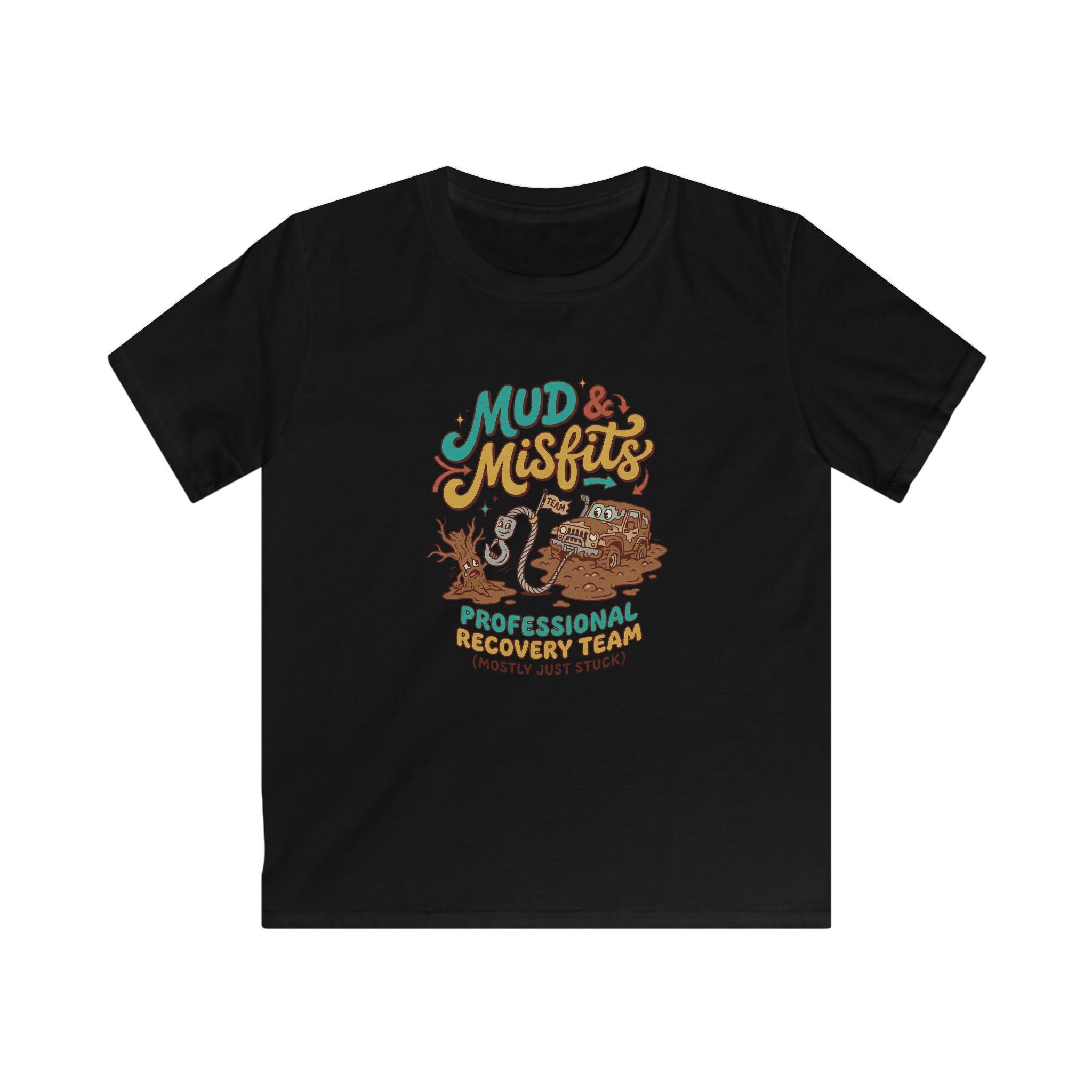 Mud & Misfits "Off-Road Recovery Team" Kids T-shirt