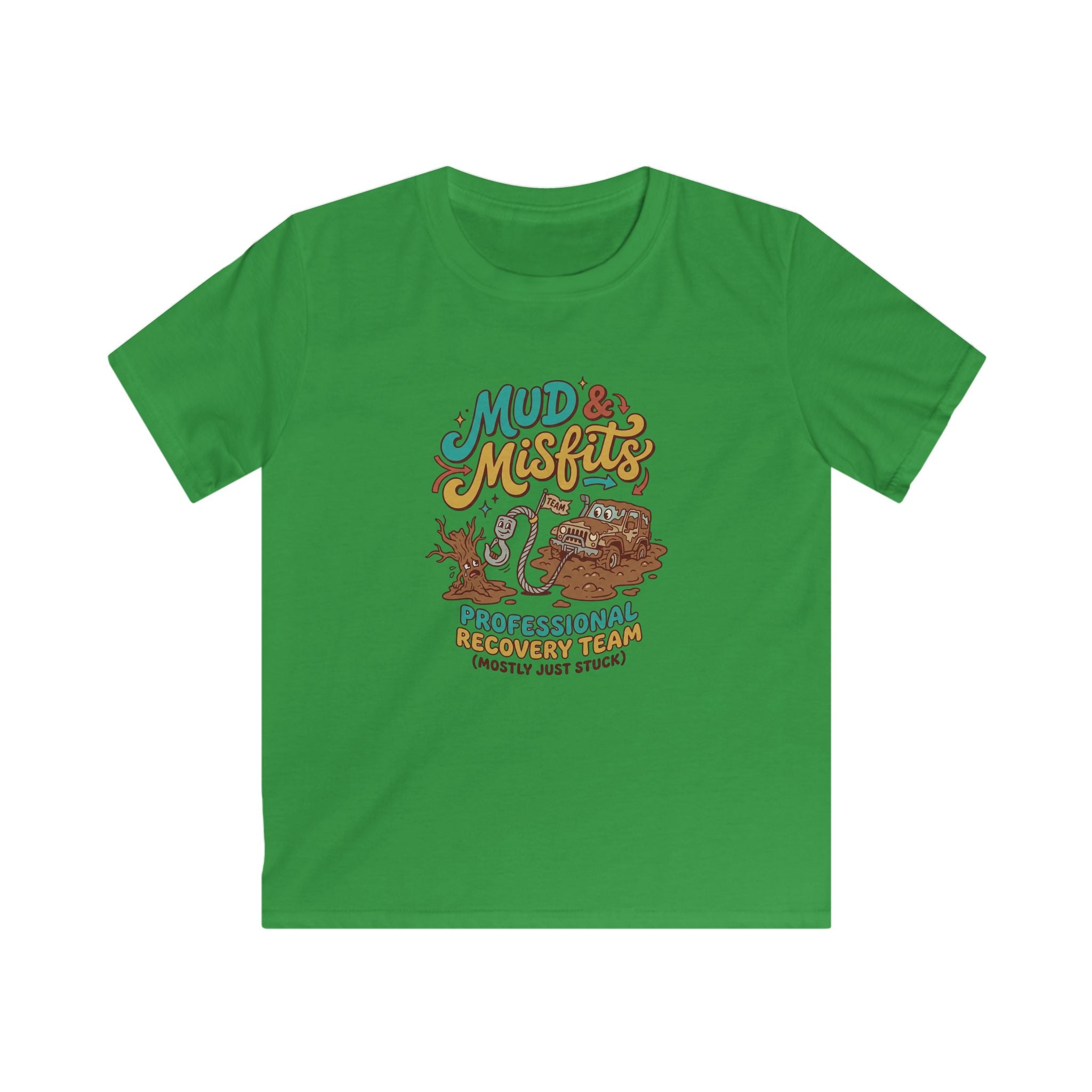Mud & Misfits "Off-Road Recovery Team" Kids T-shirt