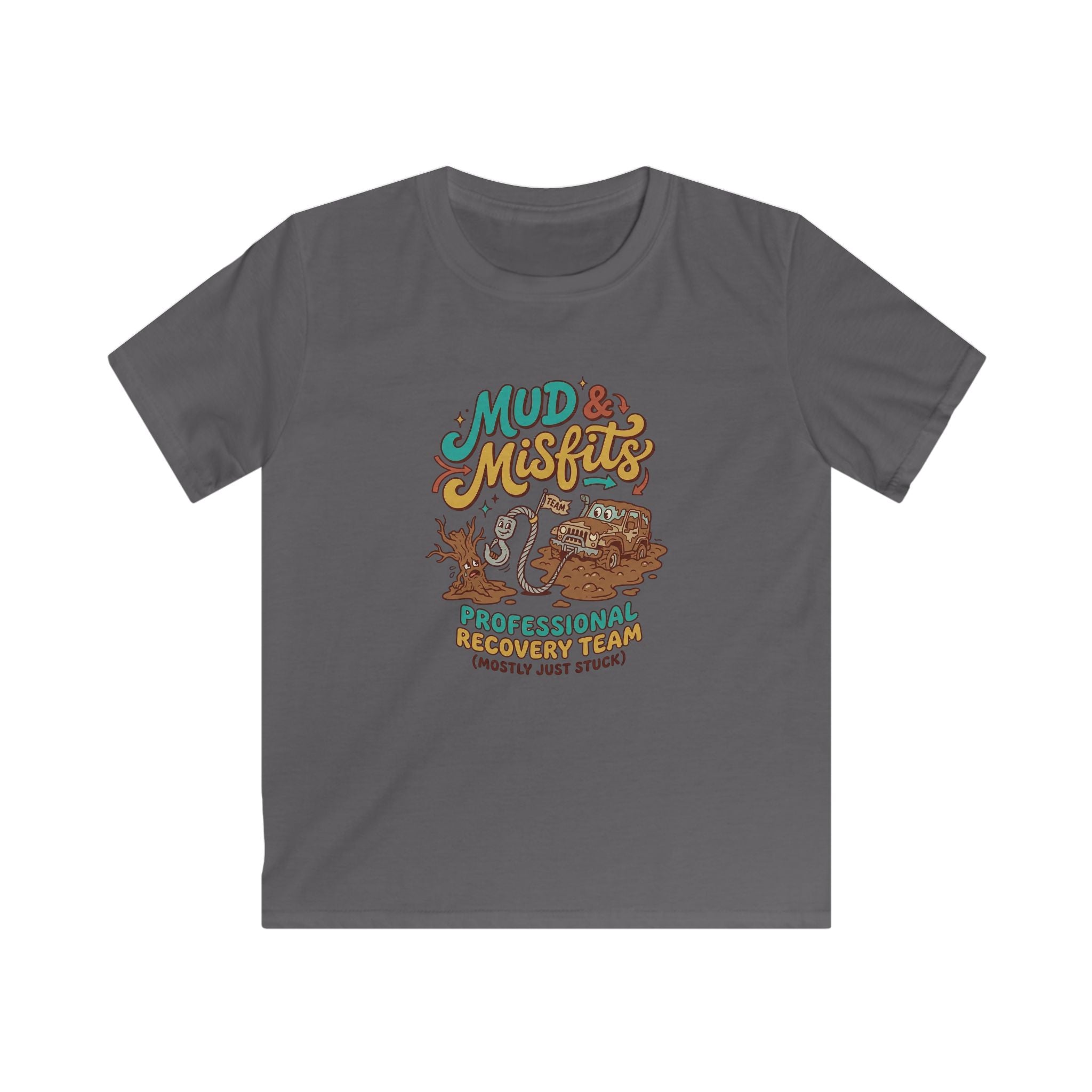 Mud & Misfits "Off-Road Recovery Team" Kids T-shirt