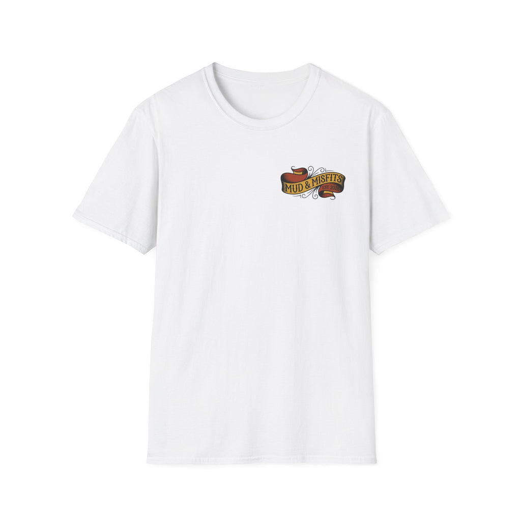 Mud & Misfits "Death Before Pavement" American Tattoo T-shirt