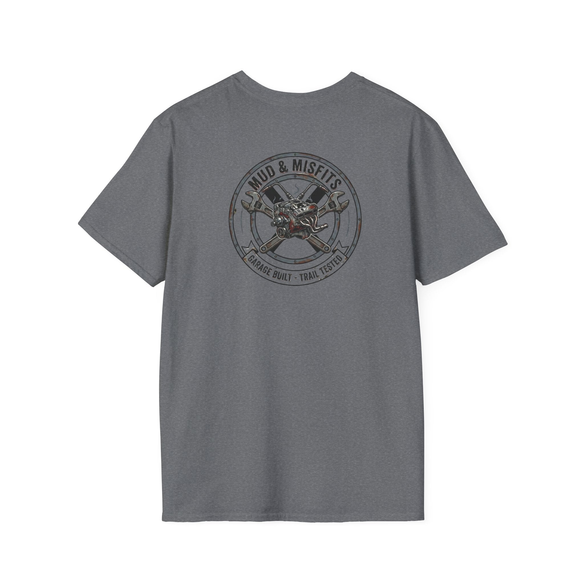 Mud & Misfits "Garage Built Trail Tested" T-shirt
