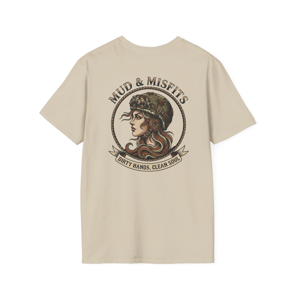 Mud & Misfits "Dirty Hands, Clean Soul" American Tattoo T-shirt
