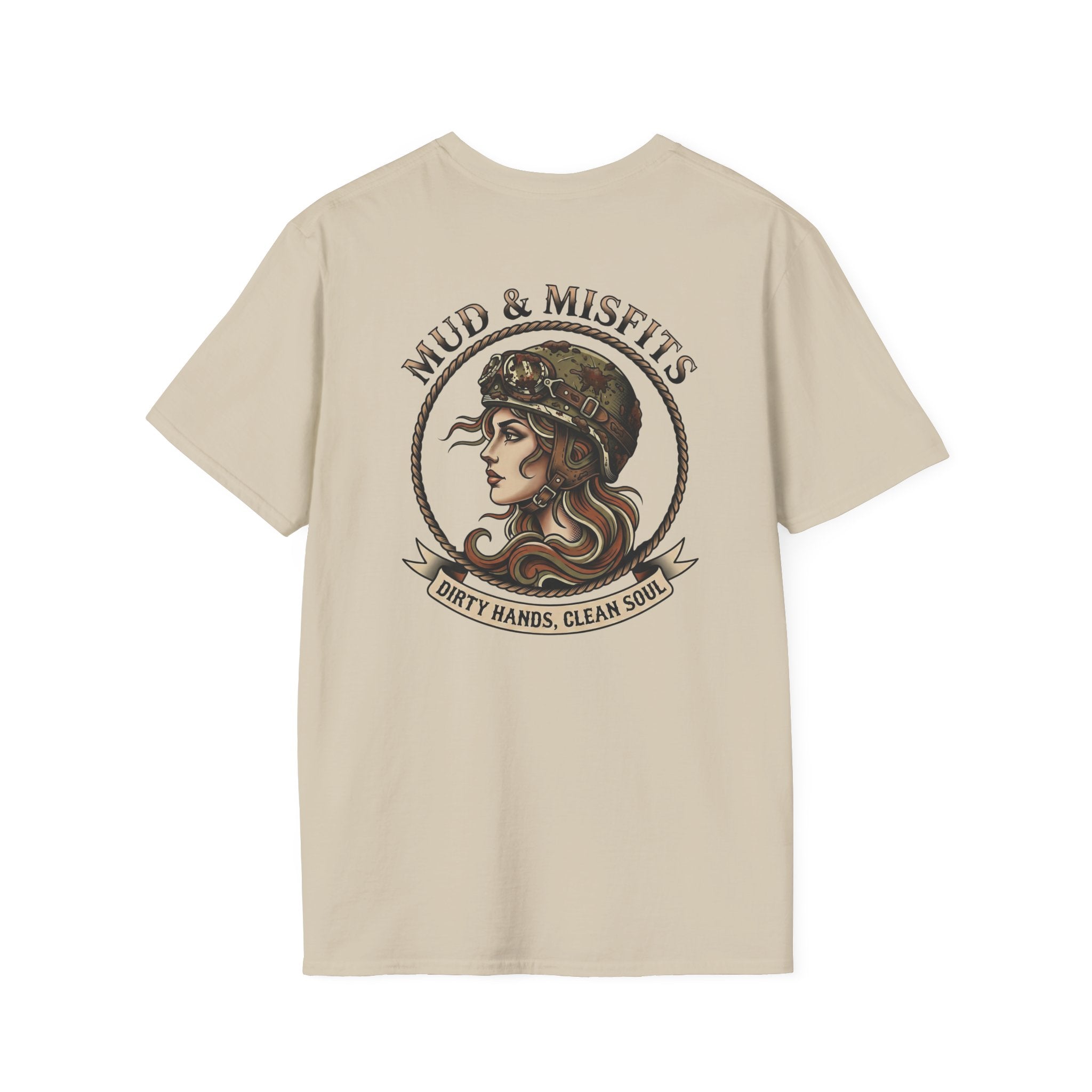 Mud & Misfits "Dirty Hands, Clean Soul" American Tattoo T-shirt