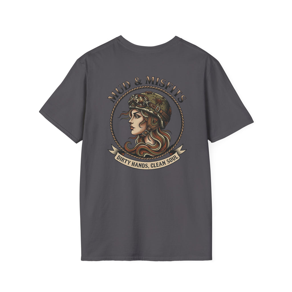 Mud & Misfits "Dirty Hands, Clean Soul" American Tattoo T-shirt
