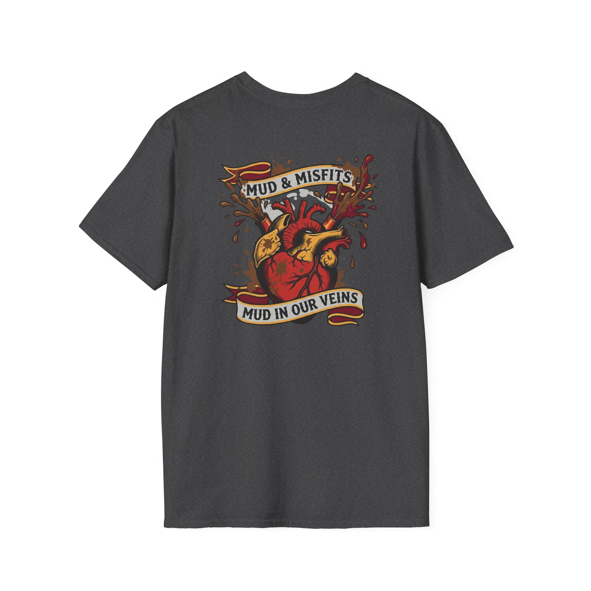 Mud & Misfits "Mud In Our Veins" American Tattoo T-shirt