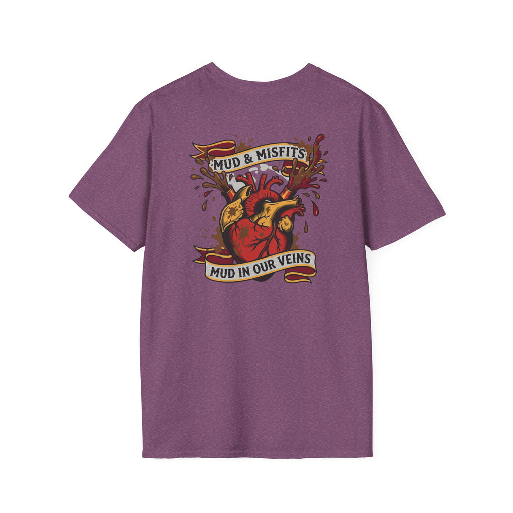 Mud & Misfits "Mud In Our Veins" American Tattoo T-shirt