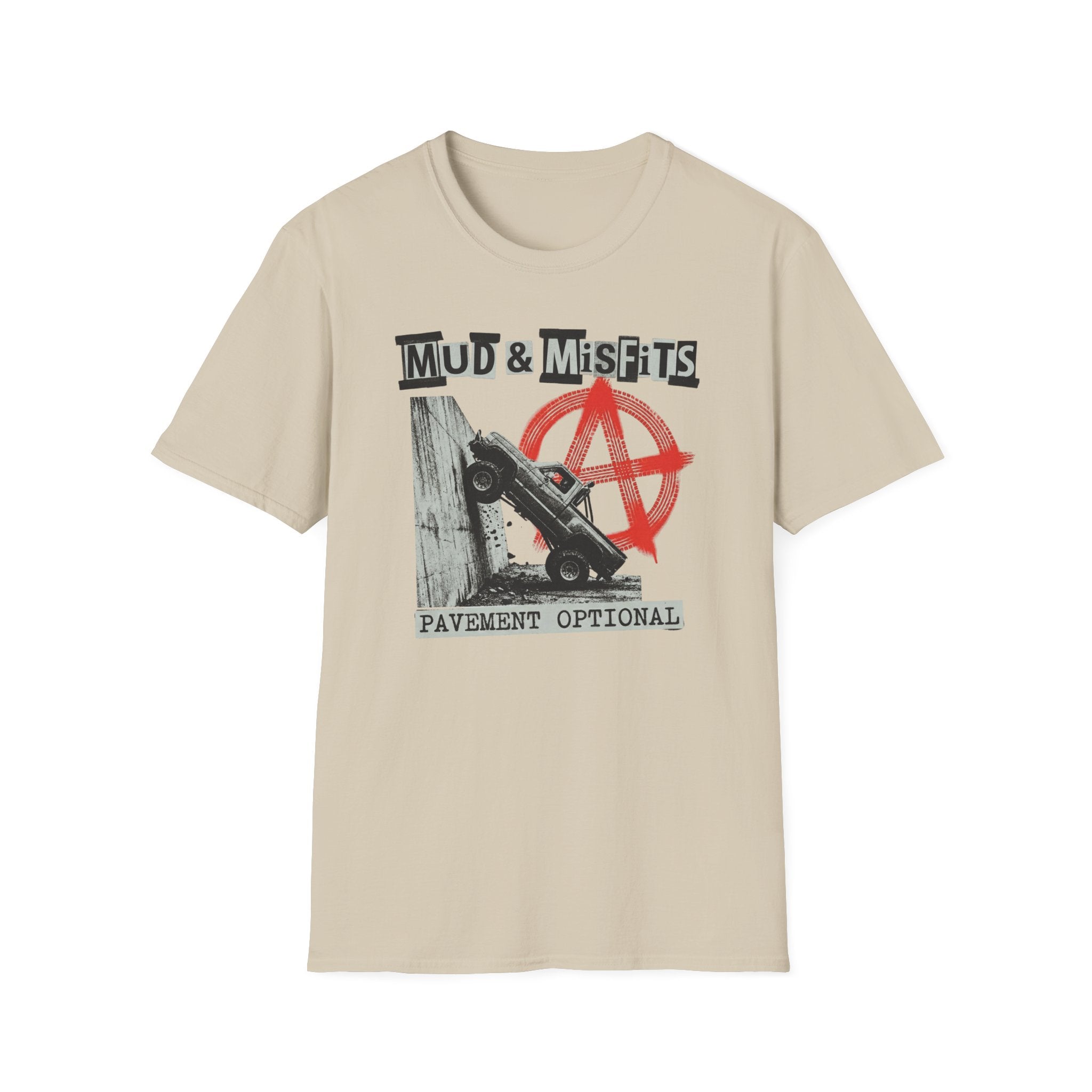 Mud & Misfits "Pavement Optional" Anarchy T-shirt