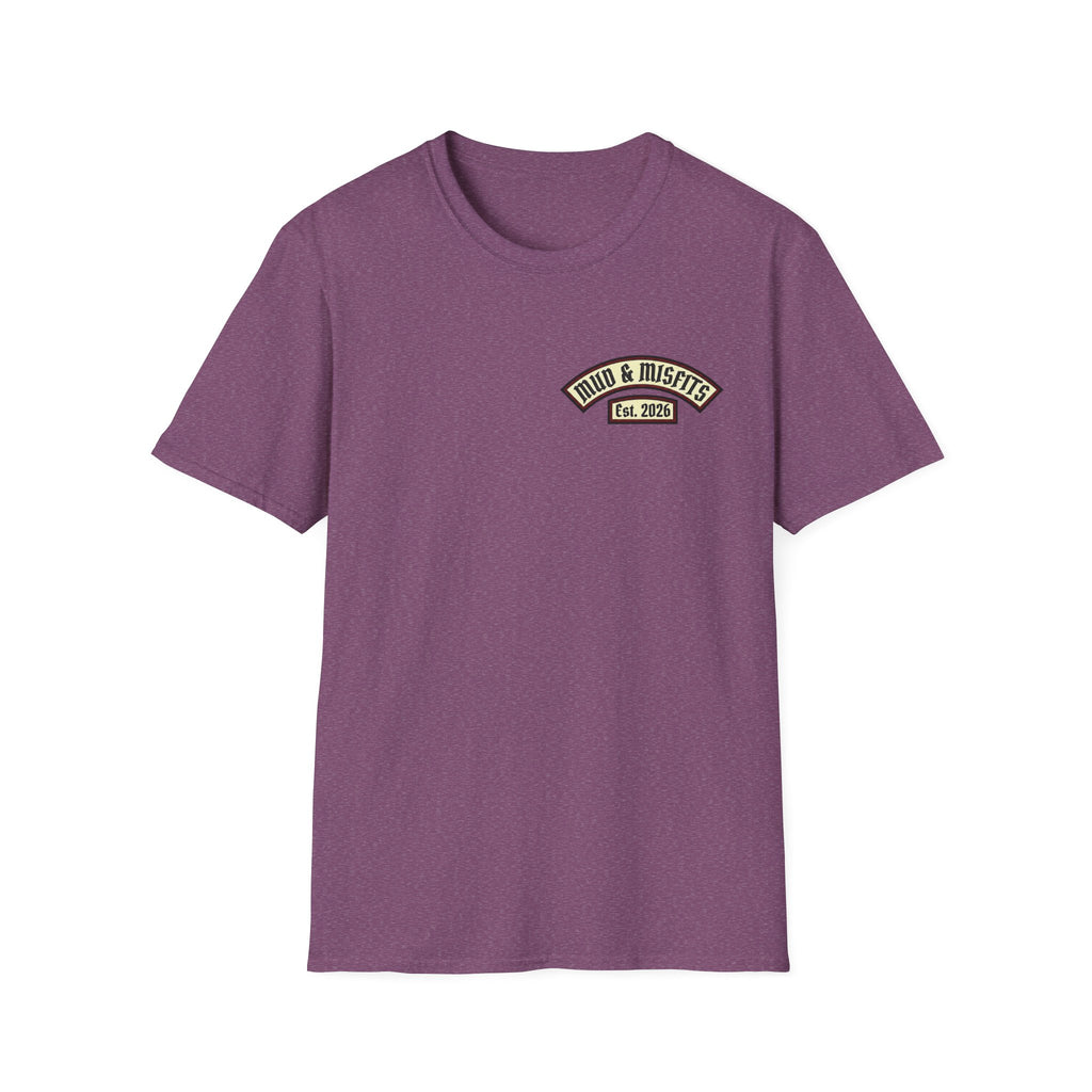 Mud & Misfits "In Mud We Trust" Biker Patch T-shirt