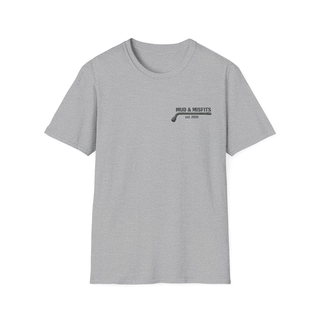 Mud & Misfits "Built for Mud" Large Tire T-shirt