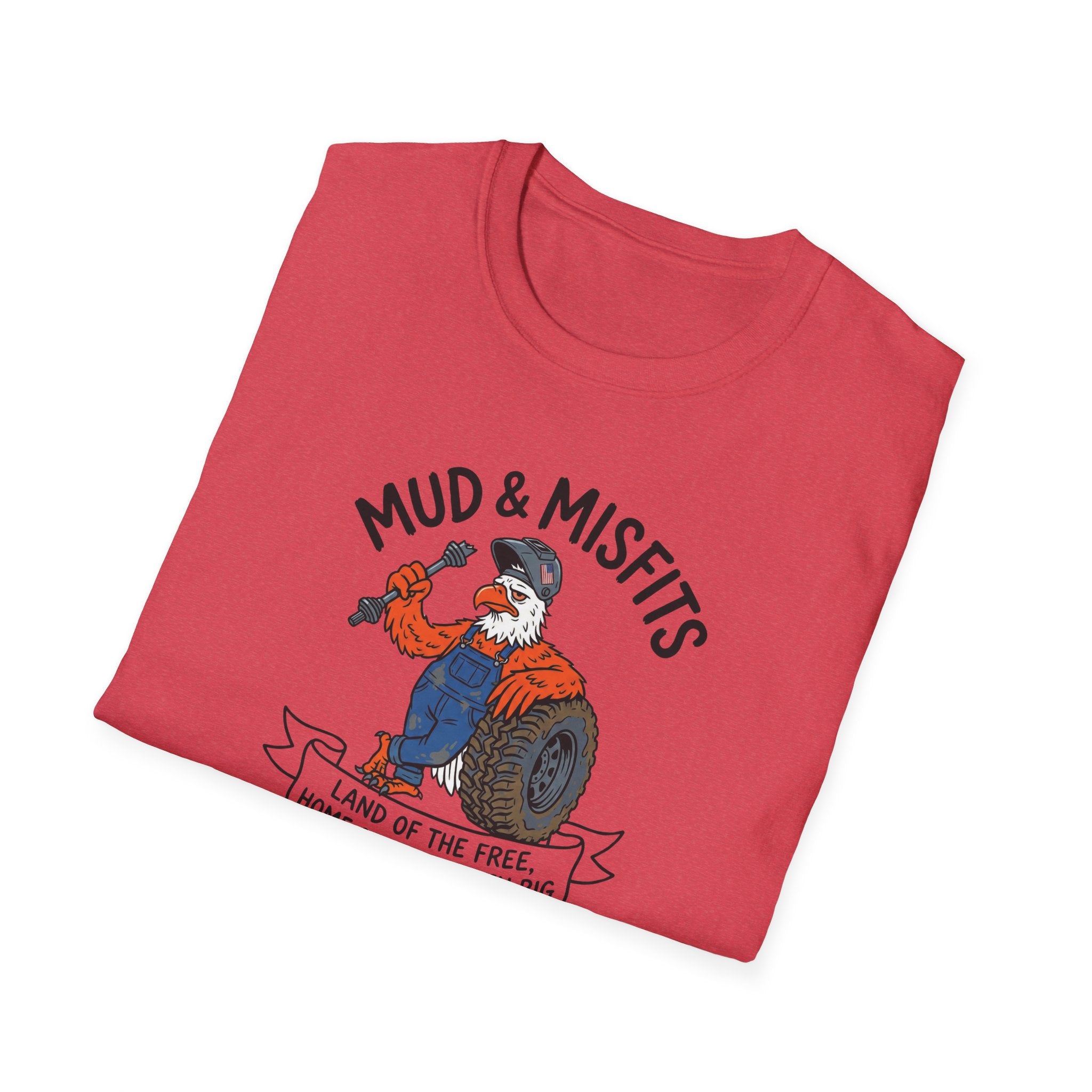 Mud & Misfits "Land Of the Free" Shop Eagle T-shirt