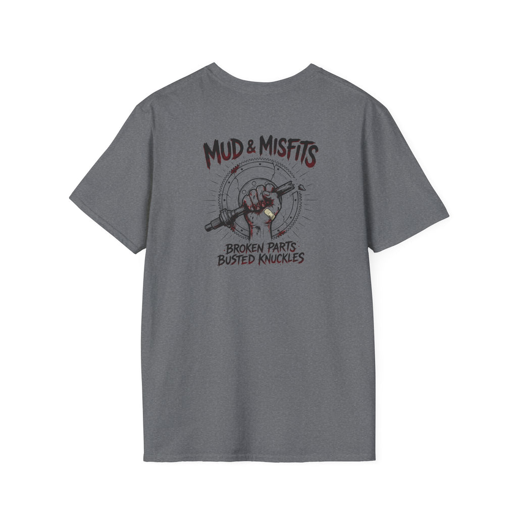 Mud & Misfits "Broken Parts Busted Knuckles" T-shirt
