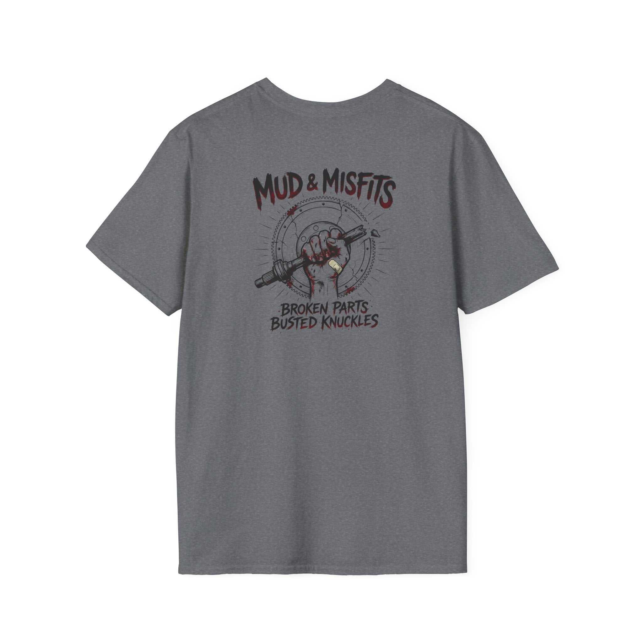 Mud & Misfits "Broken Parts Busted Knuckles" T-shirt