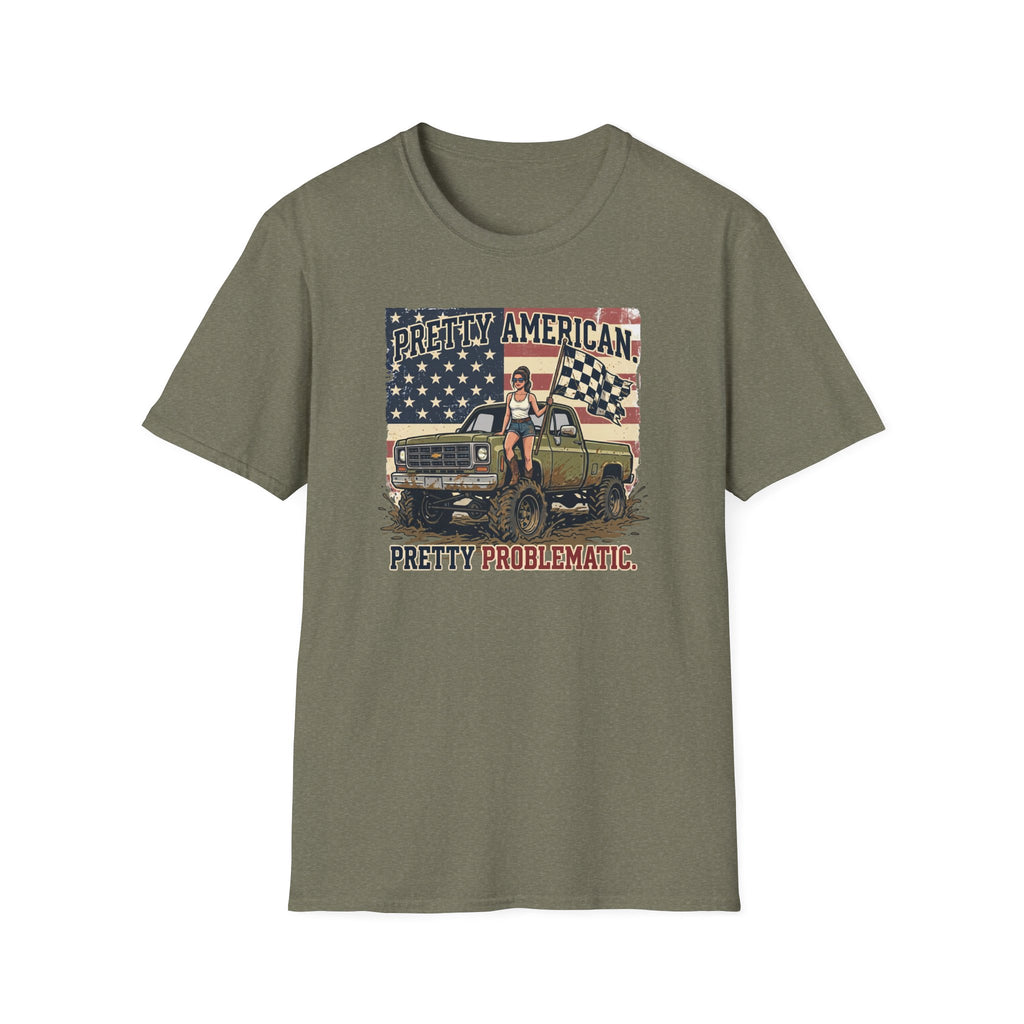 Mud & Misfits 'Pretty American - Pretty Problematic' T-shirt