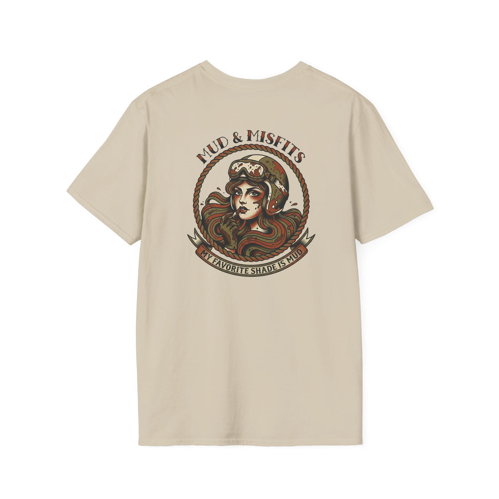 Mud & Misfits "My Favorite Shade is Mud" American Tattoo T-shirt