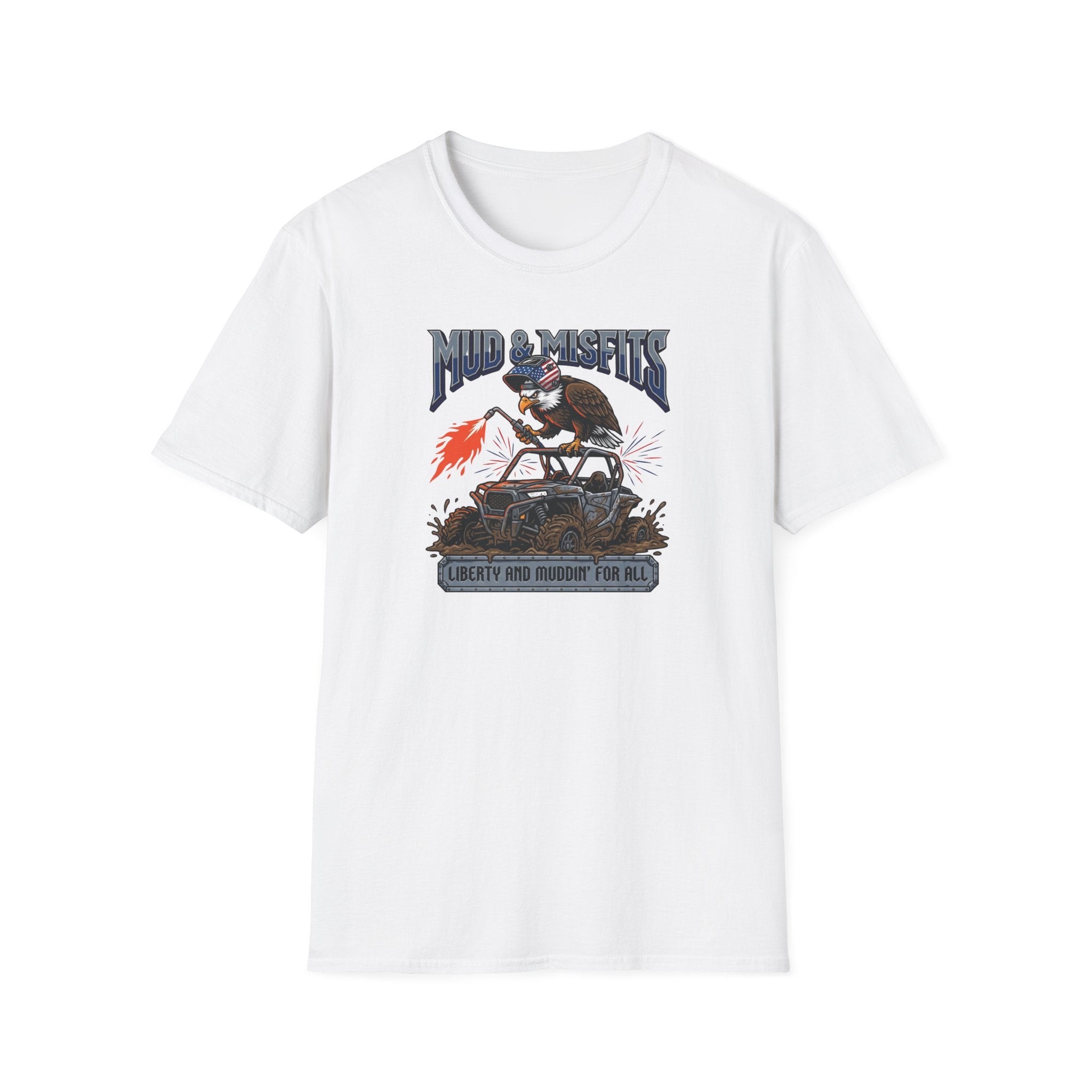 Mud & Misfits "Liberty and Muddin' For All" Shop Eagle T-shirt