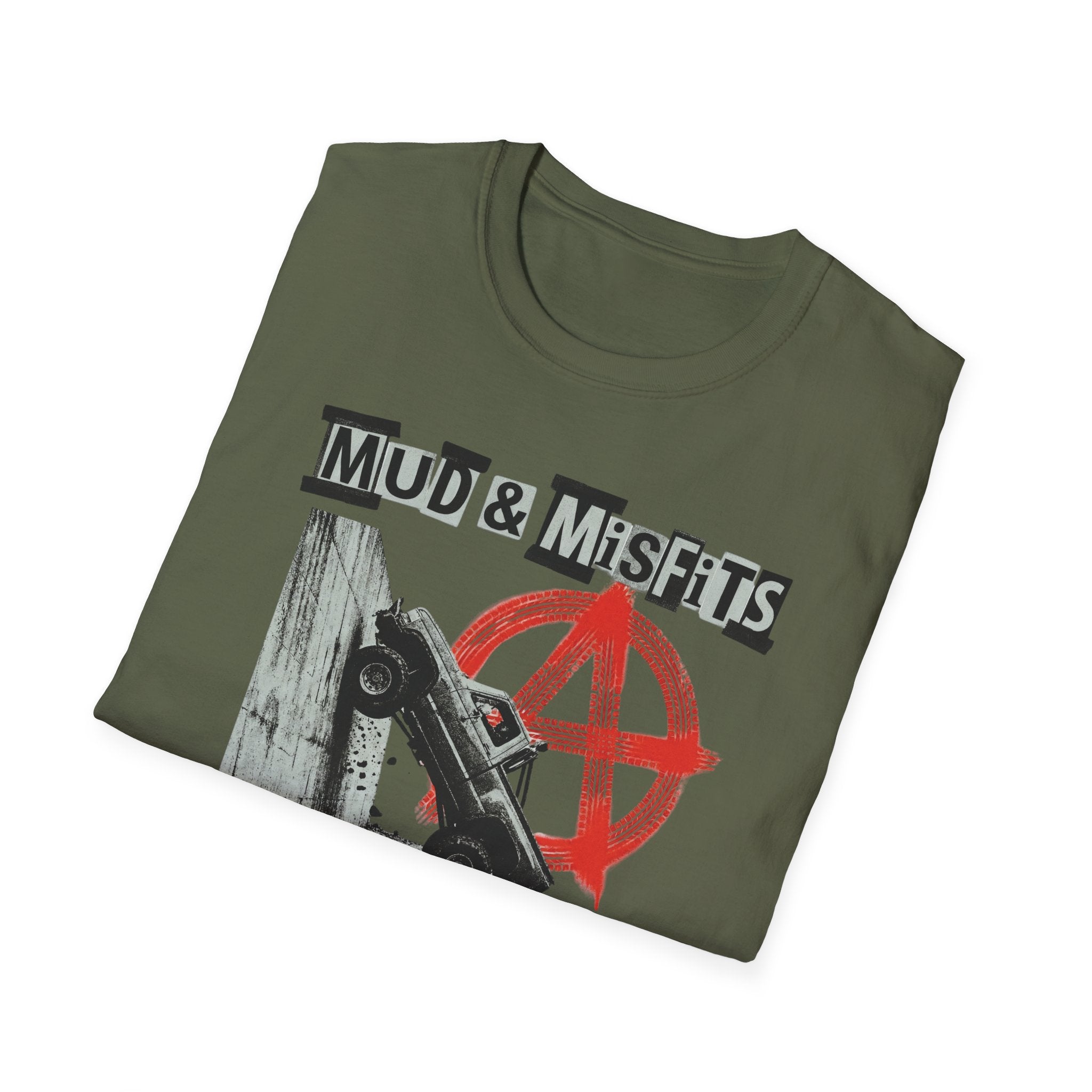 Mud & Misfits "Pavement Optional" Anarchy T-shirt