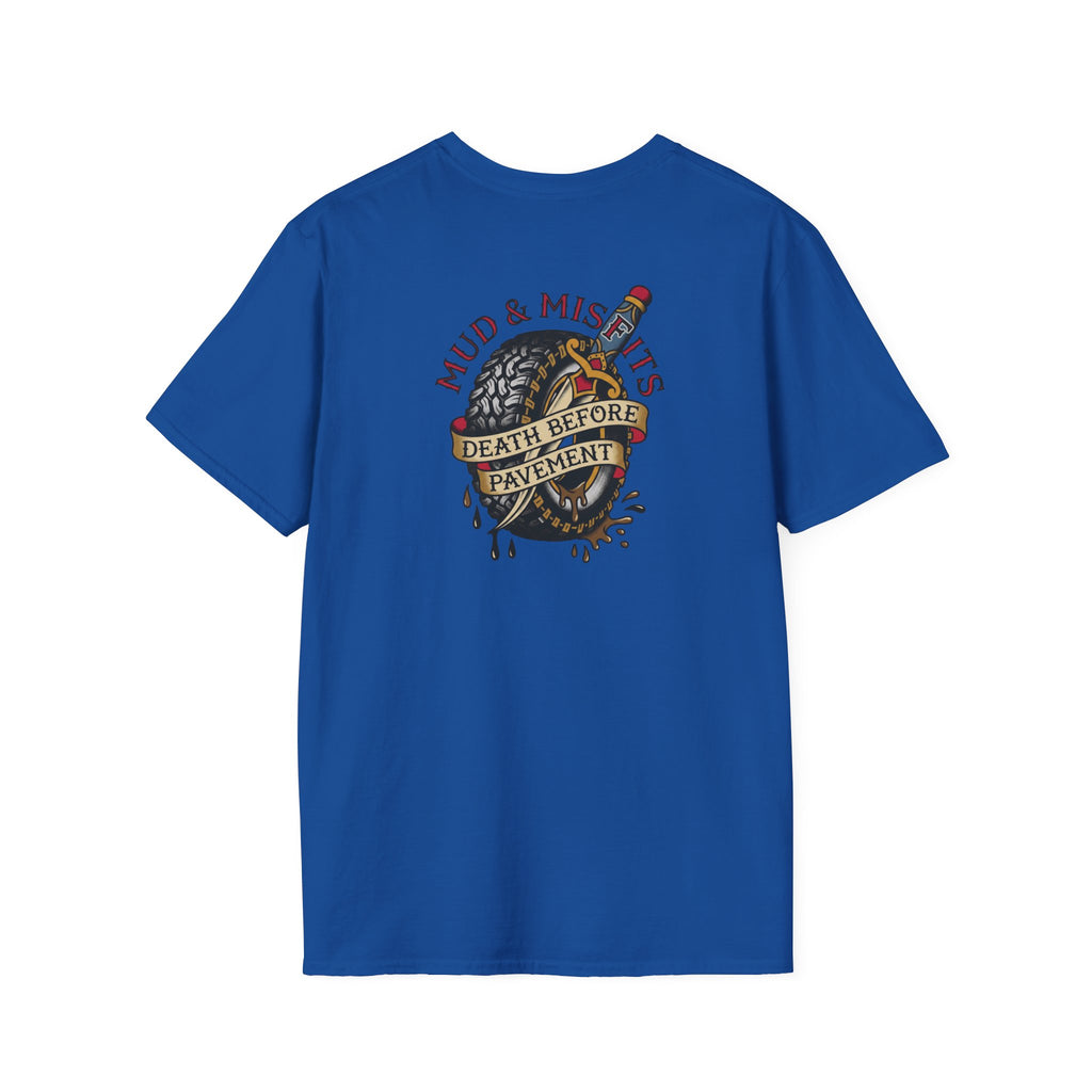 Mud & Misfits "Death Before Pavement" American Tattoo T-shirt