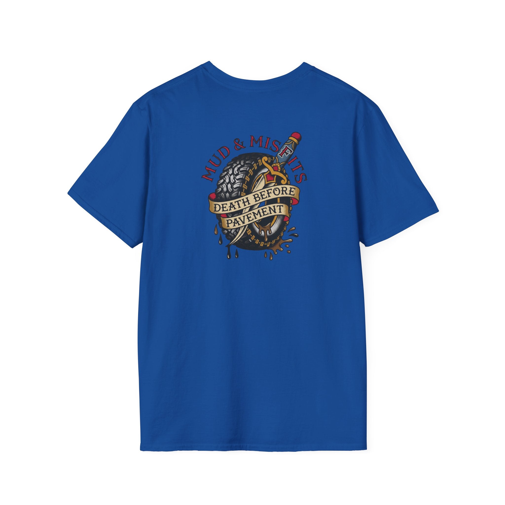 Mud & Misfits "Death Before Pavement" American Tattoo T-shirt
