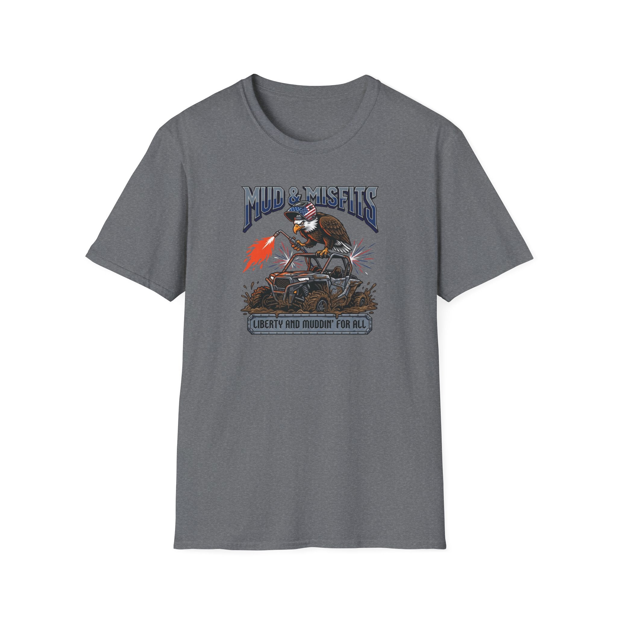 Mud & Misfits "Liberty and Muddin' For All" Shop Eagle T-shirt
