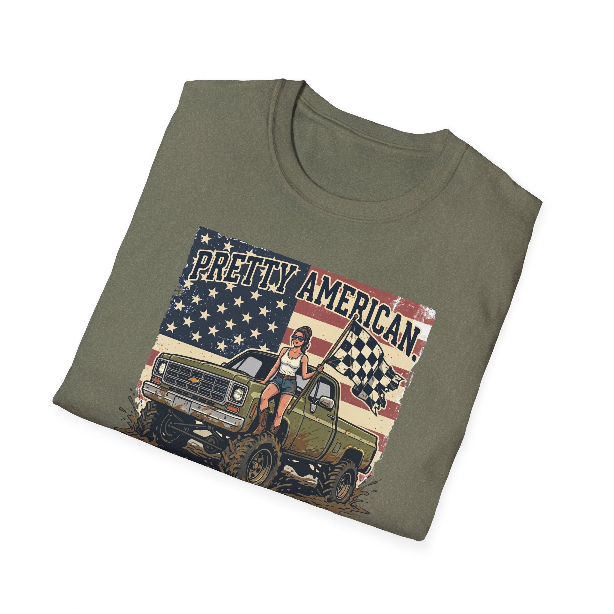 Mud & Misfits 'Pretty American - Pretty Problematic' T-shirt