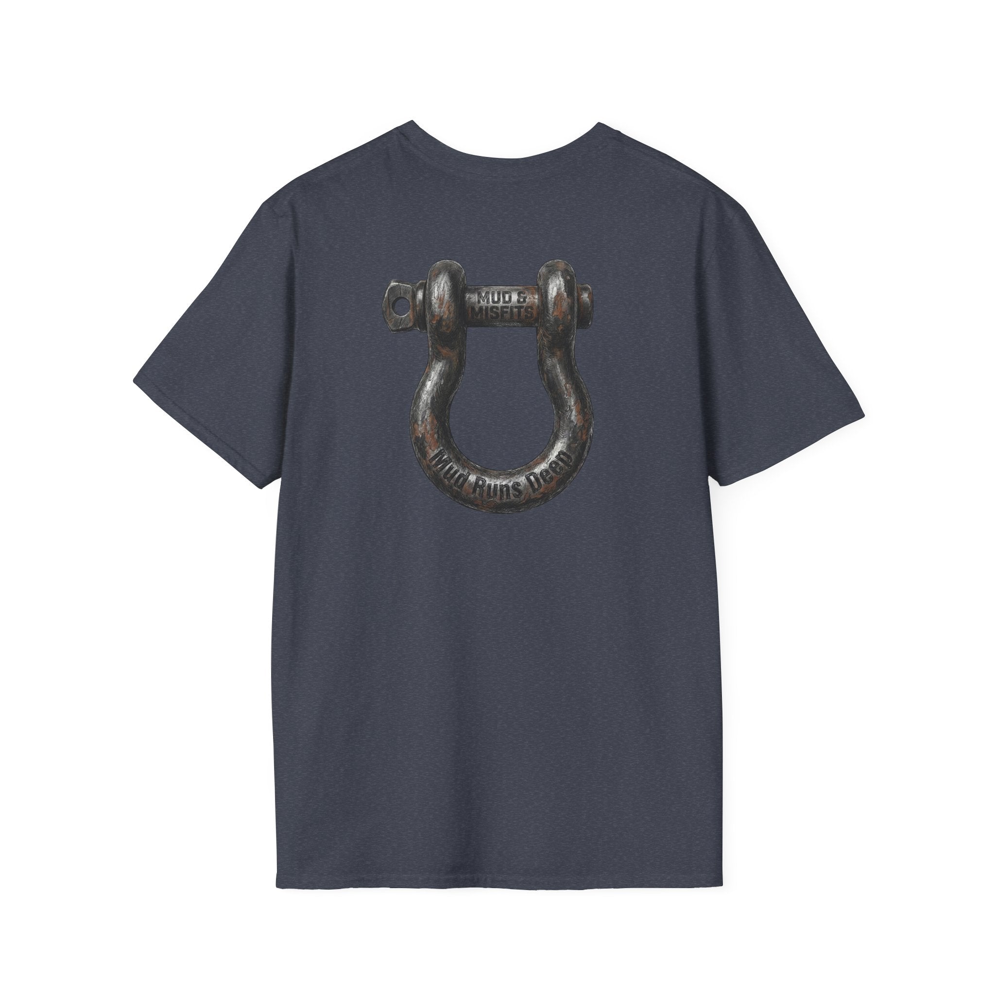 Mud & Misfits "Mud Runs Deep" Shackle Hook T-shirt