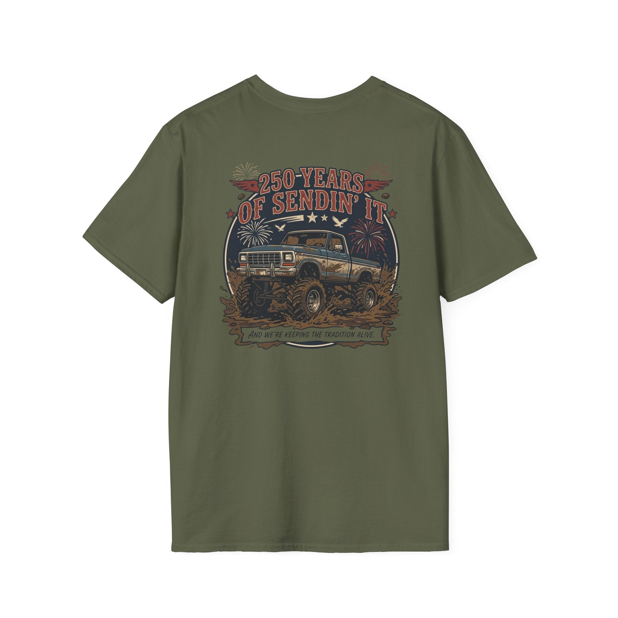 Mud & Misfits '250 Years of Sendin' it' T-shirt