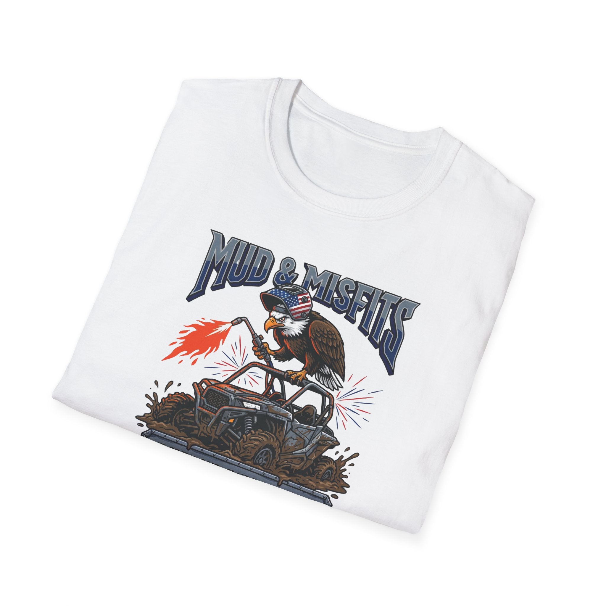 Mud & Misfits "Liberty and Muddin' For All" Shop Eagle T-shirt