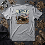 Mud & Misfits '250 Years of Bad Decisions' T-shirt