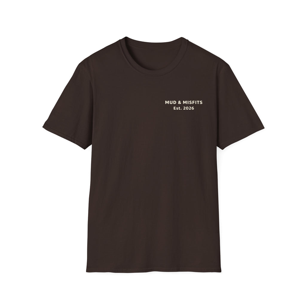 Mud & Misfits "Mud Runs Deep" Shackle Hook T-shirt