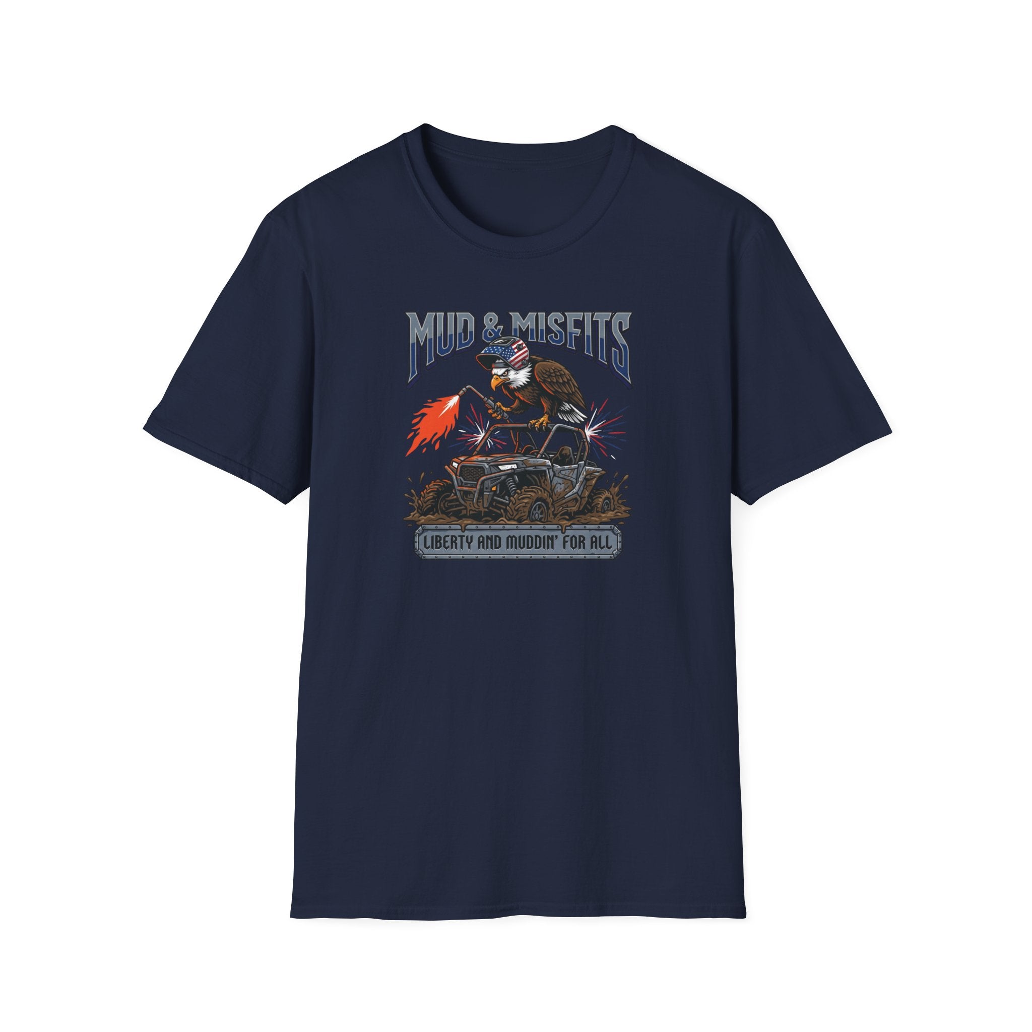 Mud & Misfits "Liberty and Muddin' For All" Shop Eagle T-shirt