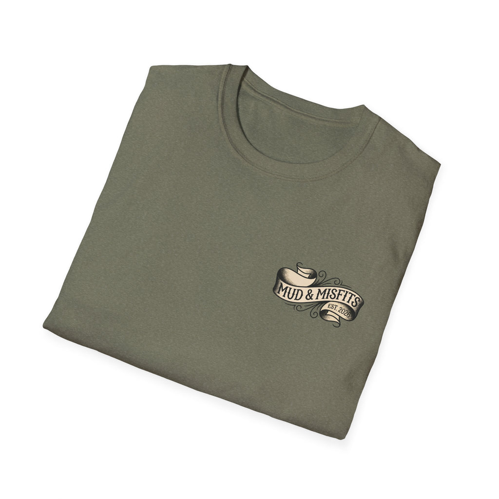 Mud & Misfits "Mud In Our Veins" American Tattoo T-shirt