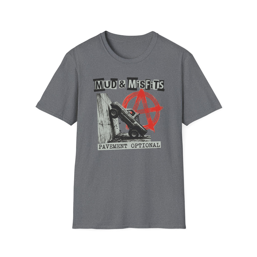 Mud & Misfits "Pavement Optional" Anarchy T-shirt
