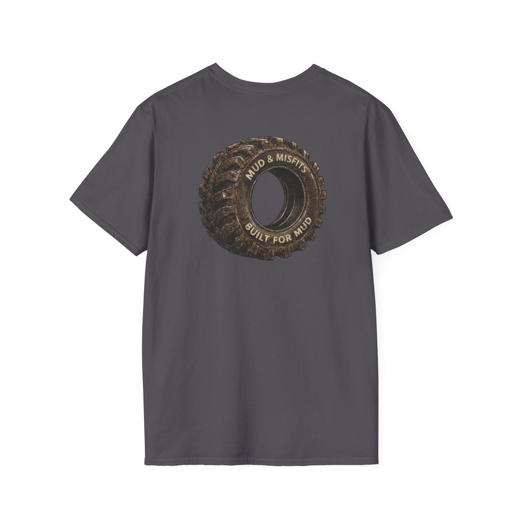 Mud & Misfits "Built for Mud" Large Tire T-shirt
