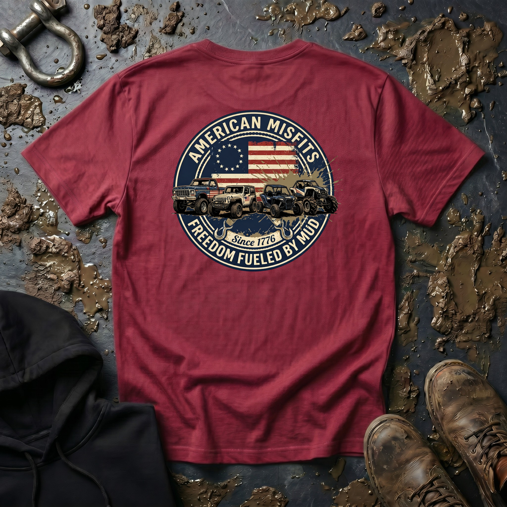 Mud & Misfits 'American Misfits - Freedom Fueled By Mud' T-shirt