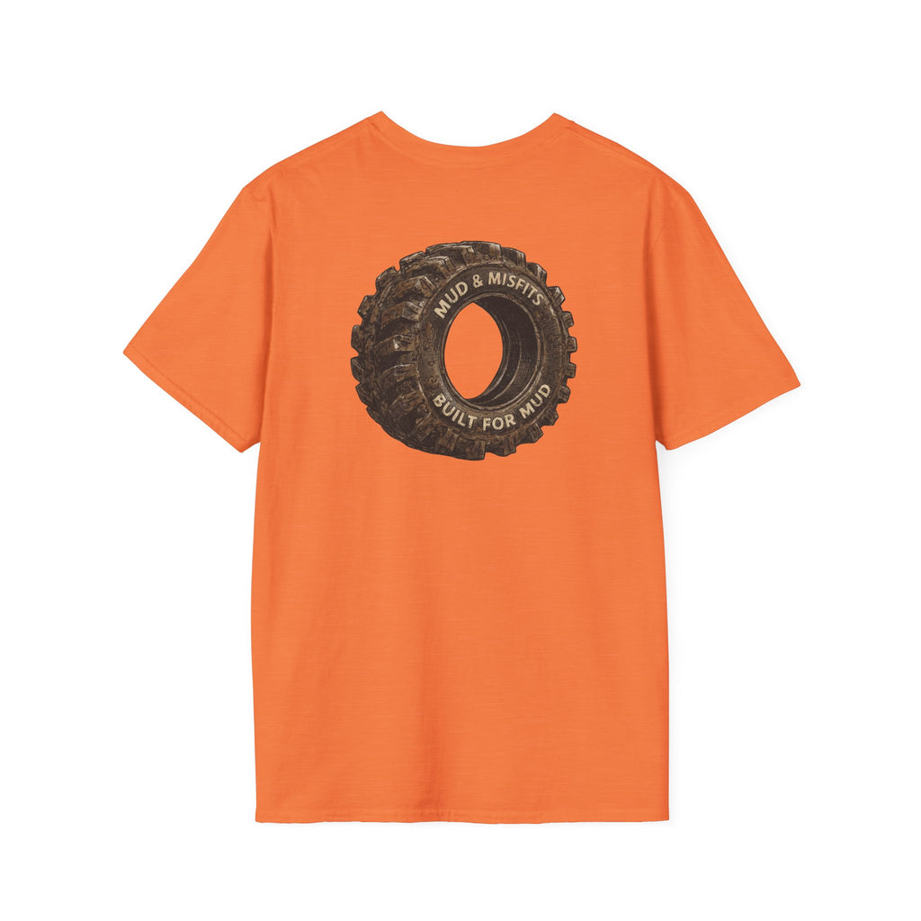 Mud & Misfits "Built for Mud" Large Tire T-shirt