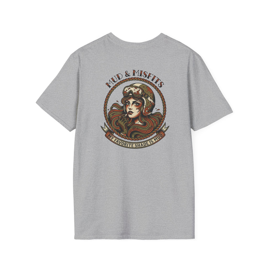 Mud & Misfits "My Favorite Shade is Mud" American Tattoo T-shirt