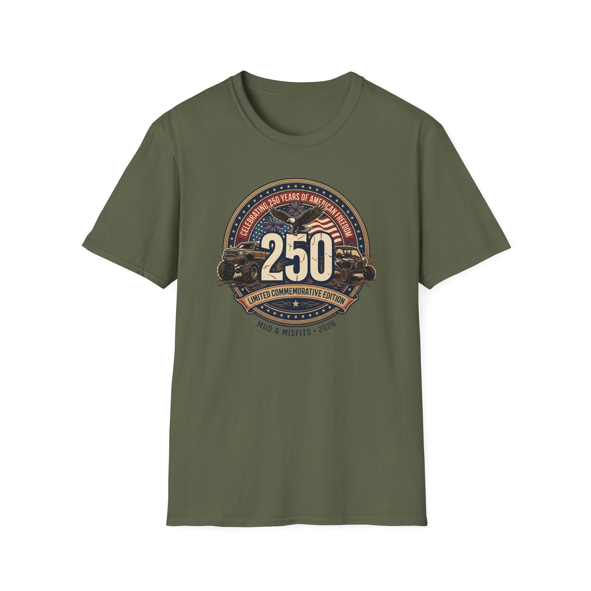 Mud & Misfits '250 Years Of American Freedom' Limited Commemorative Edition T-shirt