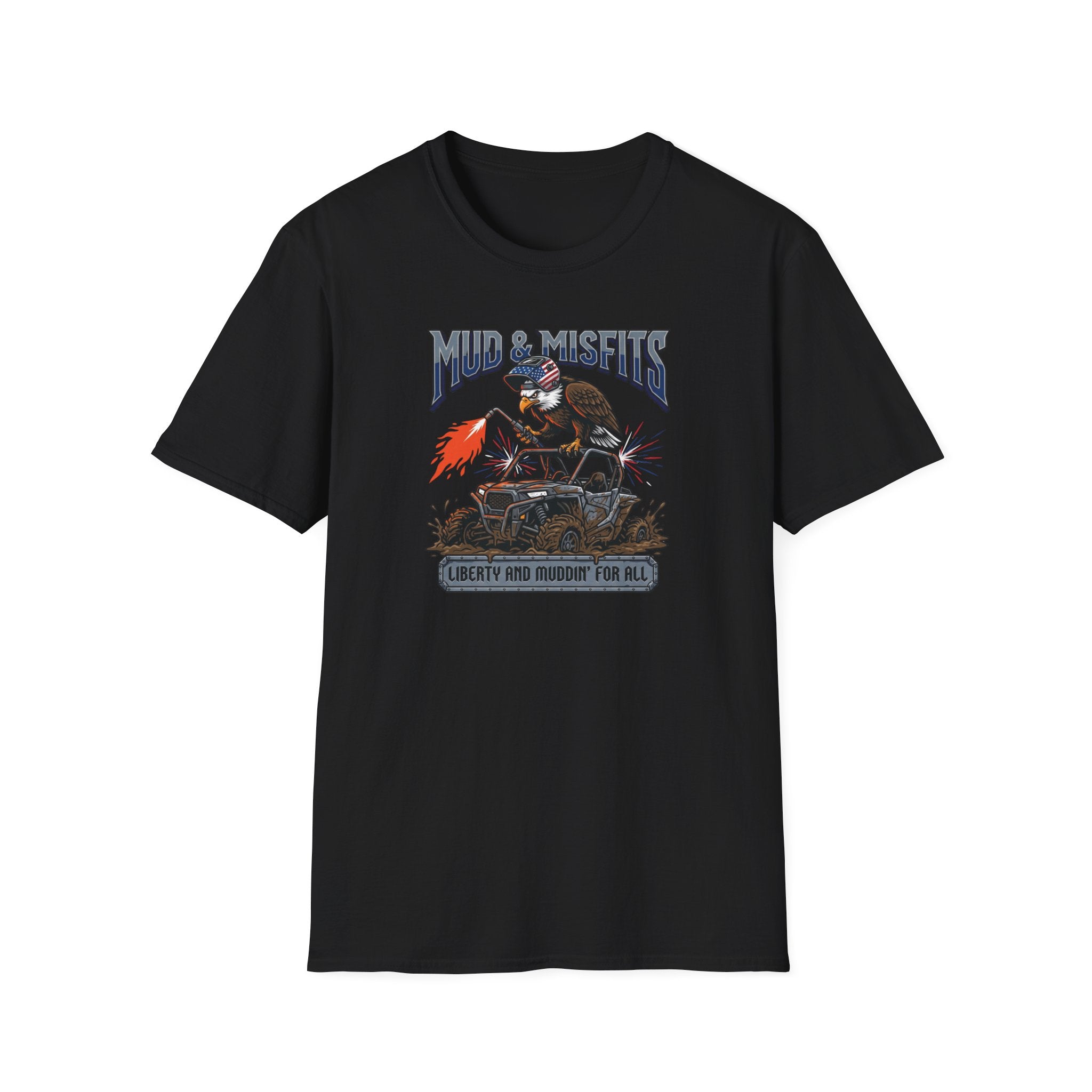 Mud & Misfits "Liberty and Muddin' For All" Shop Eagle T-shirt