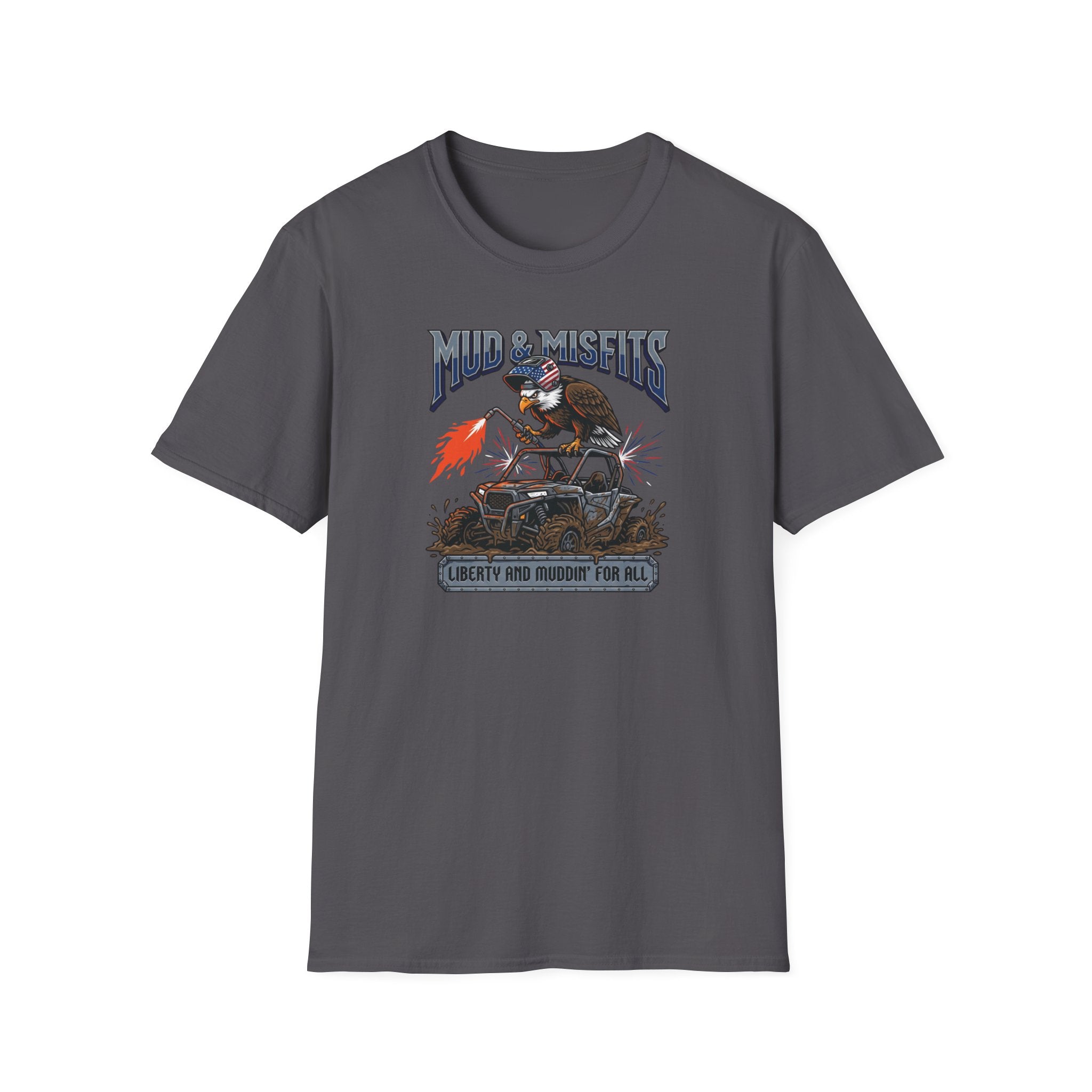 Mud & Misfits "Liberty and Muddin' For All" Shop Eagle T-shirt