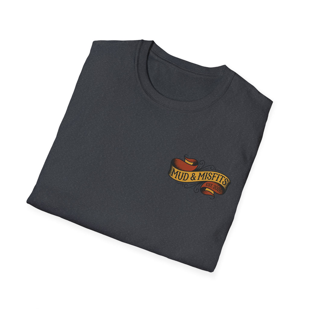 Mud & Misfits "Death Before Pavement" American Tattoo T-shirt