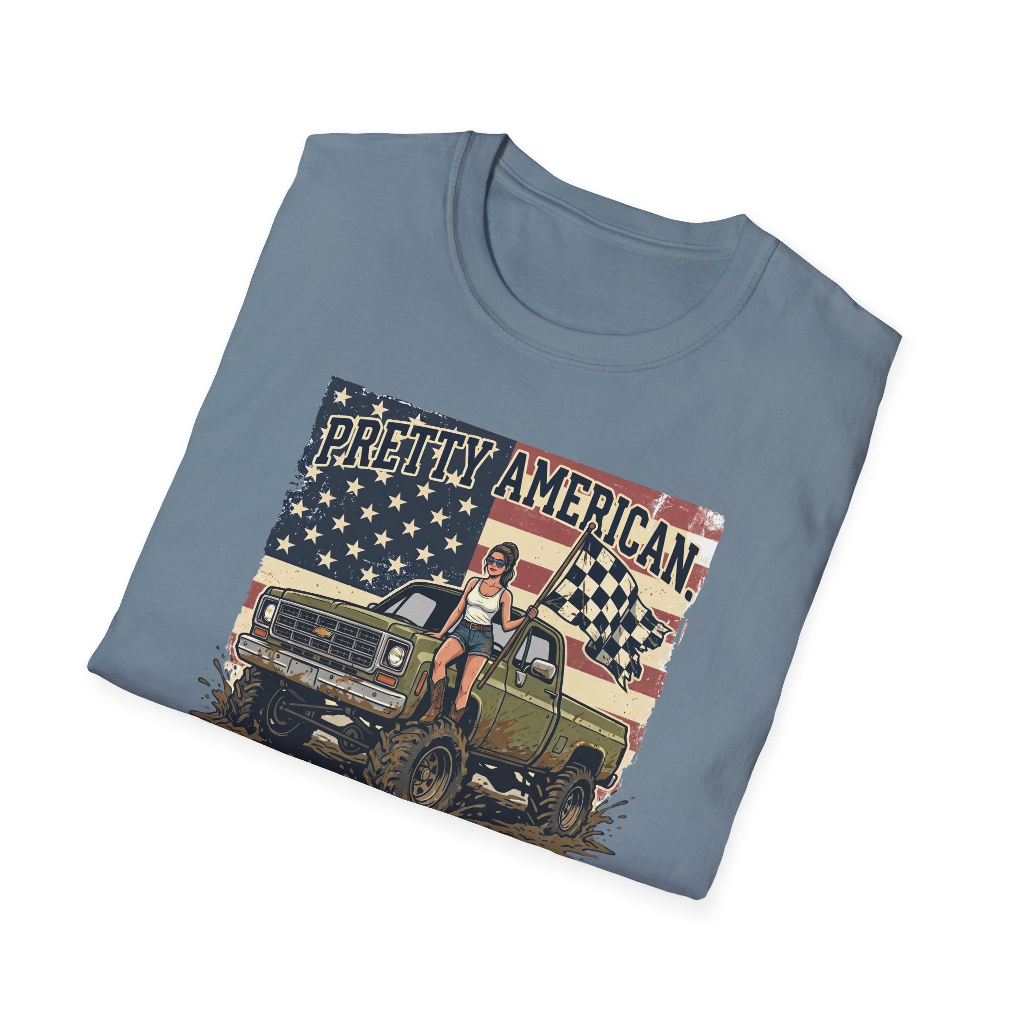 Mud & Misfits 'Pretty American - Pretty Problematic' T-shirt