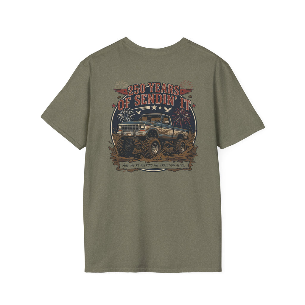 Mud & Misfits '250 Years of Sendin' it' T-shirt
