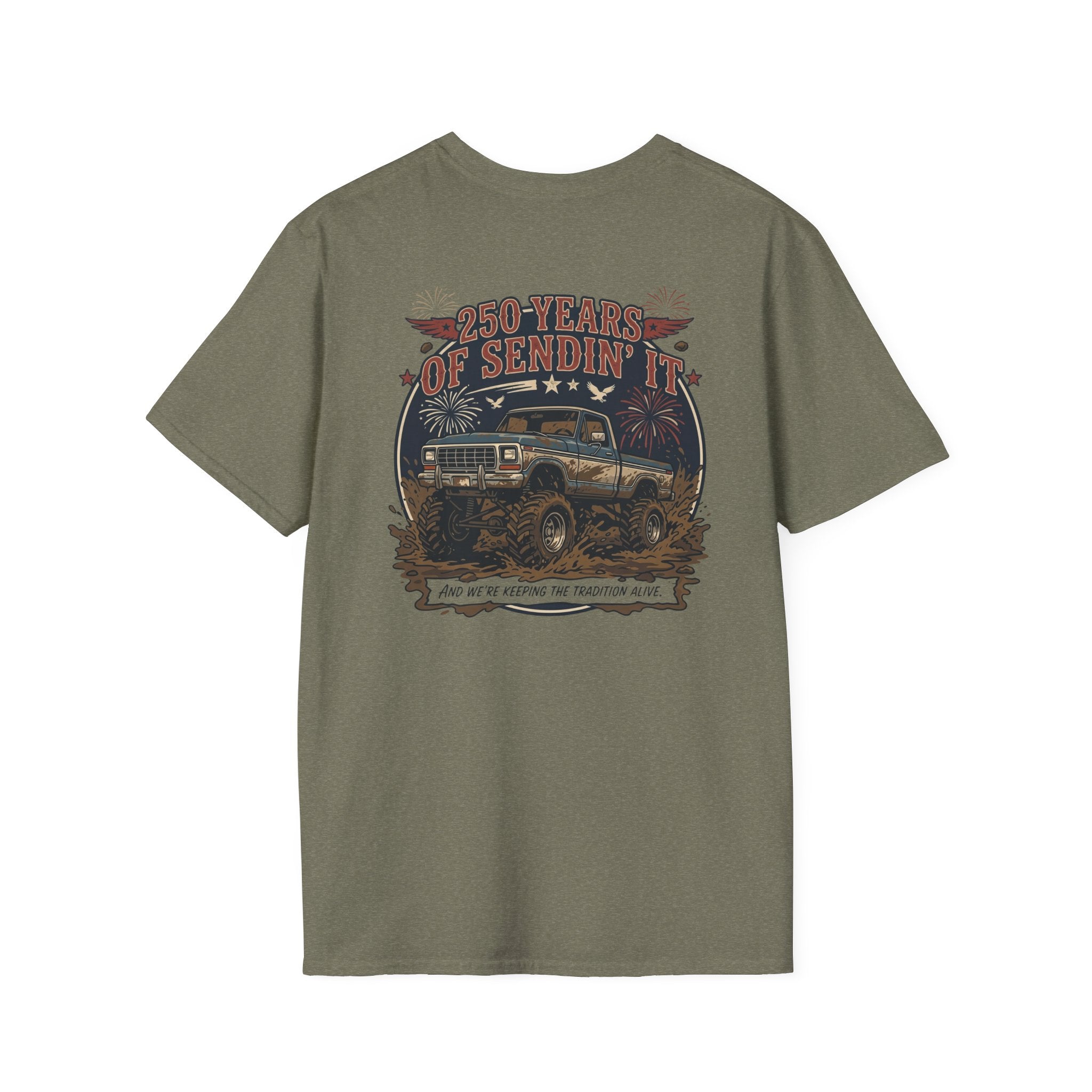 Mud & Misfits '250 Years of Sendin' it' T-shirt
